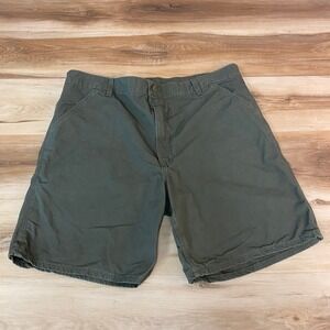 Carhartt Work Shorts Mens 40 Carpenter Utility Olive Green